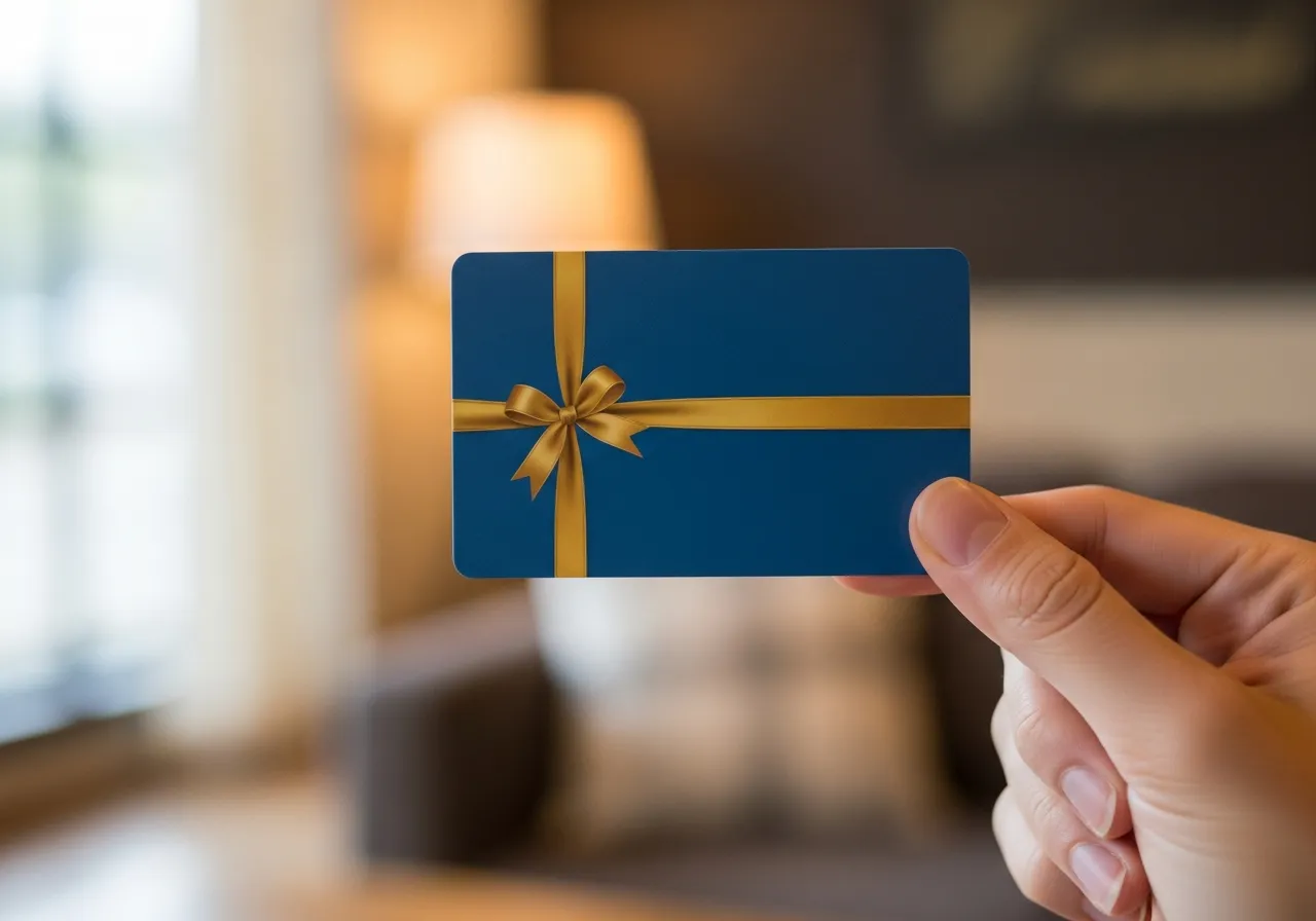 Använd presentkortet